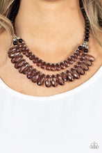 Load image into Gallery viewer, All Across the Globetrotter Black Necklace