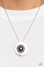 Load image into Gallery viewer, Make Me a MEDALLION-aire Purple Necklace