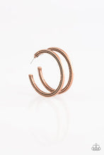 Load image into Gallery viewer, This Is My Tribe Copper Hoop Earrings