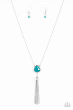Load image into Gallery viewer, The Glow Show Blue Necklace