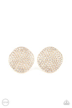 Load image into Gallery viewer, Lunch at the Louvre Gold Clip On Earrings