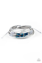 Load image into Gallery viewer, Prismatically Dramatic Blue Urban Bracelet