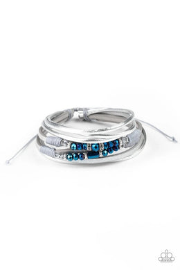 Prismatically Dramatic Blue Urban Bracelet