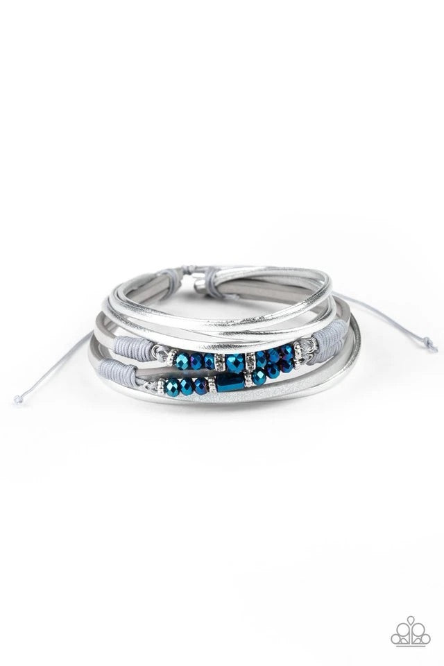 Prismatically Dramatic Blue Urban Bracelet