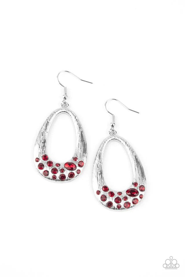 Better Luxe Next Time Red Earrings