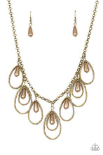 Load image into Gallery viewer, Rustic Ritz Brass Necklace
