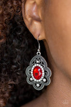 Load image into Gallery viewer, Reign Supreme Red Earrings