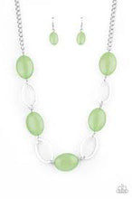 Load image into Gallery viewer, Beachside Boardwalk Green Necklace