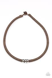 Trail Rules Brown Urban Necklace