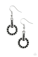 Load image into Gallery viewer, Pour Some Glitter On Me Black Earrings