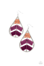 Load image into Gallery viewer, Nice Threads Purple Earrings