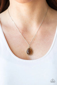 In Glow Spirits Brown Necklace