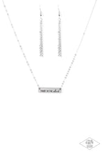 Load image into Gallery viewer, Trust in the Lord Silver Necklace