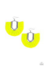 Load image into Gallery viewer, Tassel Tropicana Yellow Tassel Earrings