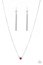 Load image into Gallery viewer, Heartbeat Bling Red Necklace