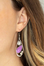 Load image into Gallery viewer, Harmonious Harbors Purple Earrings