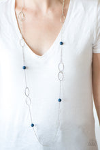 Load image into Gallery viewer, Sailing through Sicily Blue Necklace