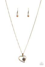 Load image into Gallery viewer, Heart Full of Love Brass Necklace
