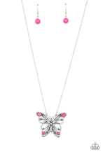 Load image into Gallery viewer, Badlands Butterfly Pink Necklace