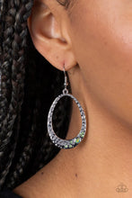 Load image into Gallery viewer, Seafoam Shimmer Green Earrings