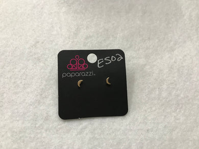 Starlet Shimmer Moon Gold Earrings #502