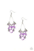 Load image into Gallery viewer, Summer Catch Purple Earrings