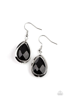Drop Dead Duchess Black Earrings