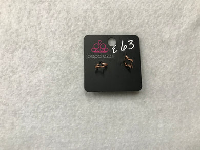 Starlet Shimmer Star Post Copper Earring #63
