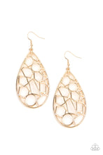 Load image into Gallery viewer, Reshaped Radiance Gold Earrings