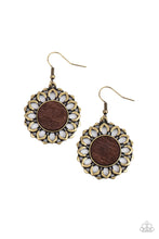 Load image into Gallery viewer, Farmhouse Fashionista Brass Earrings
