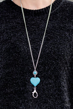 Load image into Gallery viewer, Cold Cold Heart Blue Lanyard