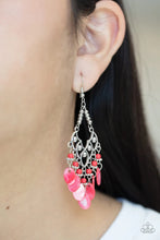 Load image into Gallery viewer, Shore Bait Red Earrings