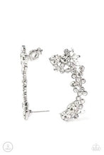 Load image into Gallery viewer, Astronomical Allure White Ear Crawler Earrings