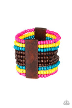 Load image into Gallery viewer, Jamaican Me Jam Multi Wood Bracelet
