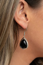 Load image into Gallery viewer, Drop Dead Duchess Black Earrings