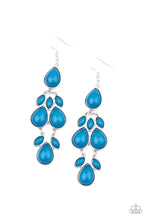 Load image into Gallery viewer, Superstar Social Blue Earrings