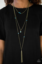 Load image into Gallery viewer, Sandstone Castles Brass Necklace