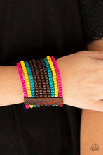 Load image into Gallery viewer, Jamaican Me Jam Multi Wood Bracelet