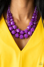 Load image into Gallery viewer, Summer Excursion Purple Necklace