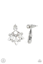 Load image into Gallery viewer, Crystal Constellations White Jacket Earrings