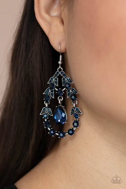 Garden Decorum Blue Earrings