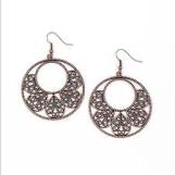 Load image into Gallery viewer, Petal Promenade Silver Earrings