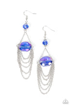 Load image into Gallery viewer, Ethereally Extravagant Blue Earrings
