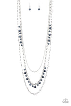 Load image into Gallery viewer, Pearl Pageant None Blue Necklace