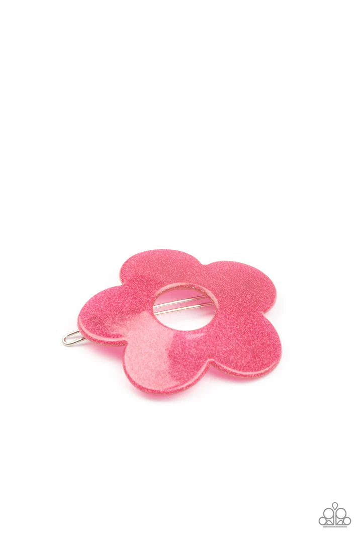 Flower Child Garden Pink Hair Clip