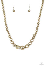 Load image into Gallery viewer, Party Pearls Brass Necklace