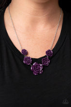 Load image into Gallery viewer, Primrose and Pretty Purple Necklace