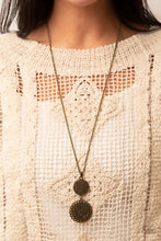 Load image into Gallery viewer, Meet Me at the Garden Gate Brass Necklace