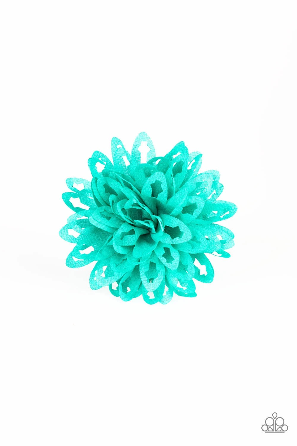 Floral Flirt Green Hair Clip