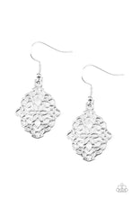 Load image into Gallery viewer, Flirty Florals Silver Earrings